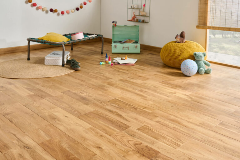 Parquet chêne massif – 2 Frises Sable aspect scié – 15 x 180 mm