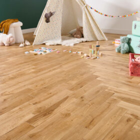 Parquet bâtons rompus Chêne massif - 15 x 90 mm