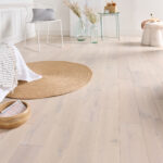 Parquet chêne massif - Blanchi - 18 x 150 mm