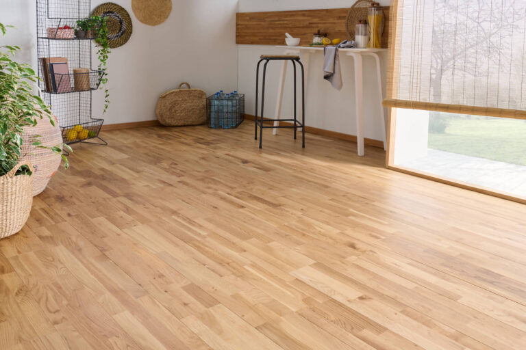 Parquet chêne massif – 3 Frises Sable – 15 x 150 mm
