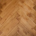 Parquet bâtons rompus Chêne massif - 15 x 90 mm - Fumé – Image 2