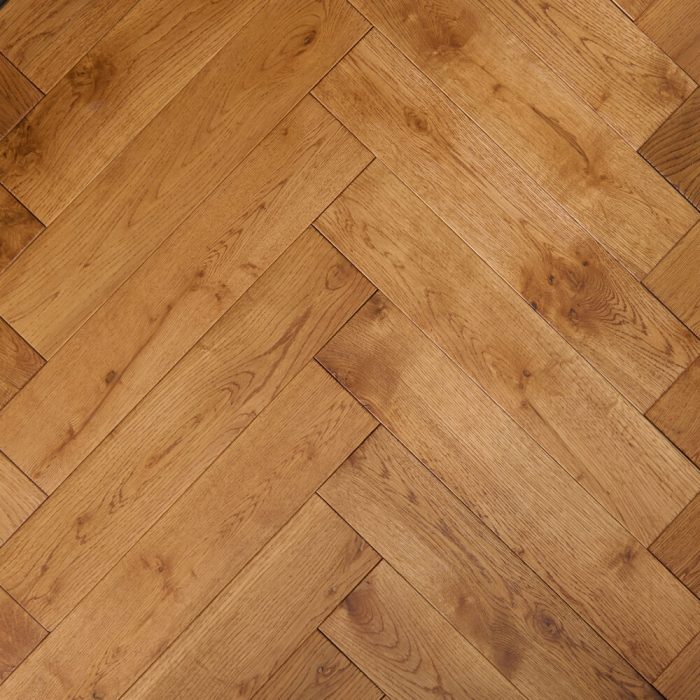 Parquet bâtons rompus Chêne massif - 15 x 90 mm - Fumé – Image 2