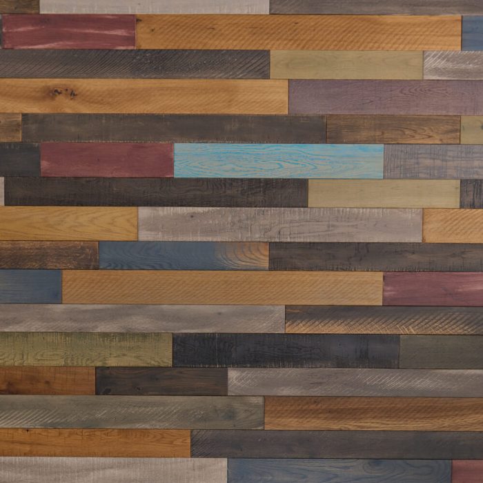 Parquet chêne massif - Multicolore - 15 x 75/90 mm – Image 2