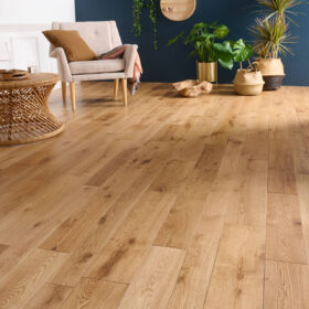 Parquet chêne massif - Pose à la Française - 18 x 90/125/150 mm