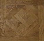 Parquet de Versailles - Contrecollé chêne - 15 x 600 x 600 mm - Teinte brune – Image 2