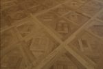 Parquet de Versailles - Contrecollé chêne - 15 x 600 x 600 mm - Teinte brune