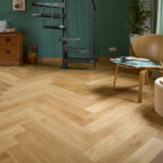 Parquet batons rompus Chêne massif – Naturel – 18 x 125 mm