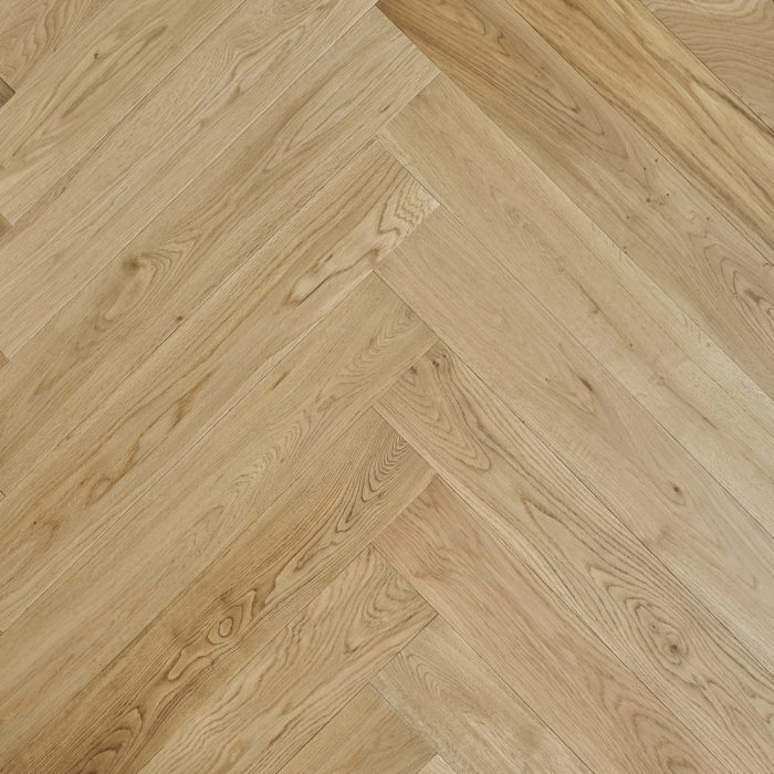 Parquet batons rompus Chêne massif – Naturel – 18 x 125 mm – Image 2