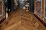 Parquet point de hongrie – Chêne massif – Teinte brune – 18 x 125 mm