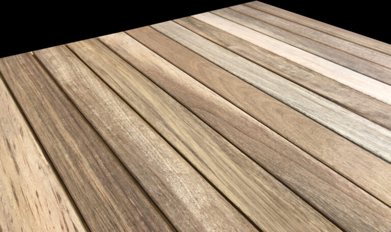 Parquet teck salle de bain – 32 x 97 mm