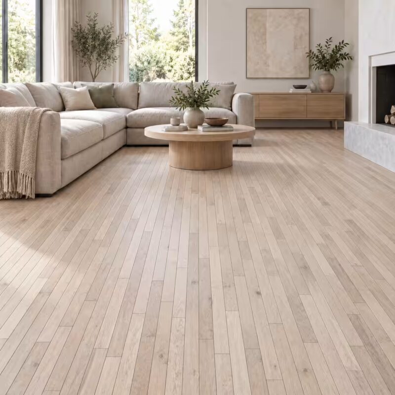Parquet chêne massif brut – 15 x 60 x 600 mm