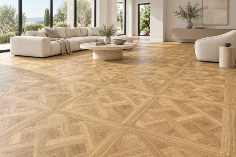 Parquet de Versailles – Chêne massif – 18 x 900 x 900 mm – Naturel