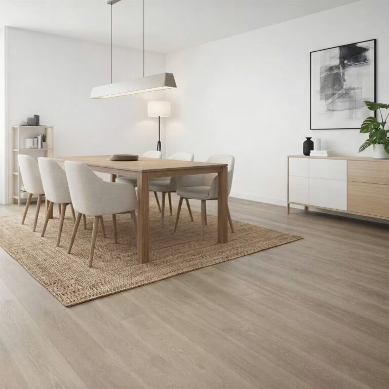 Sol stratifié – Ecologique – Chêne Scandinave – 9,6 x 200 x 1210 mm